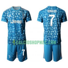 Juventus Ronaldo 7 Bambino Maglia Terza 2019/2020 Manica Corta (+ Pantaloncini)
